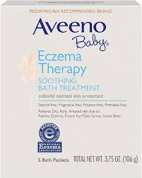 The most common type used in the treatment of eczema is german chamomile. Buy Aveeno Baby Eczema Therapy Soothing Bath Treatment For Relief Of Dry Itchy And Irritated Skin Made With Soothing Natural Colloidal Oatmeal 5 Ct Online In Turkey B005ihecs6