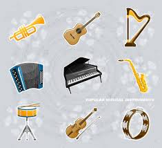 1 pinterest twitter facebook linkedin. A Set Of Popular Musical Instruments Royalty Free Cliparts Vectors And Stock Illustration Image 61135600