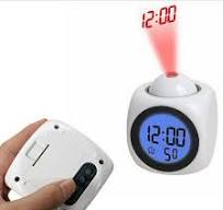 Projection Alarm Clocks, Digital Clocks Backlight Music Alarm Angle Projection Time LED Clock for Kids' Bedroom