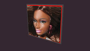 Condition is preowned, in good shape except small marks on one sticker as pictured shipped with usps first class. Barbie 3d African Porcelain Doll 3d Warehouse