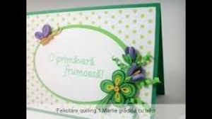 Mărțișoare handmade cu trandafiri parfumați din săpun. FelicitÄƒri Quilling De 1 Martie Youtube