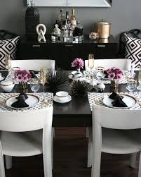 Pin By Stylyze On Slate Cl 3184m Gold Dining Room Gold Dining Black And White Dining Room