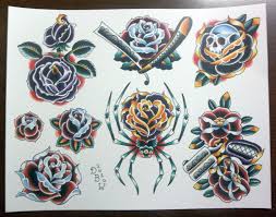 Traditional Tattoo Flash Traditional Tattoo Flash Sheets Traditional Tattoo Flash Tattoo Flash Sheet