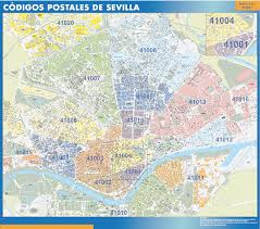 Sobald sie diese in ihren händen halten, können sie starten und sevilla selbst entdecken!! Postleitzahlen Sevilla Karte Karten Fur Osterreich Und Deutschland