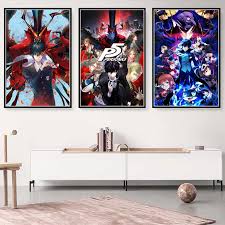 Check spelling or type a new query. One Piece Persona 5 Video Game Posters Anime Pictures Hd Canvas Wall Art Home Decor Accessories Paintings Living Room Decoration Painting Calligraphy Aliexpress