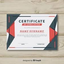  Abstract Certificate Template Desain Brosur Sertifikat Penghargaan Kartu Nama