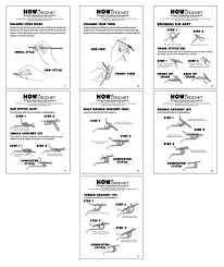 Crochet Free Simple Illustrated Instructions Crochet Stitches Free Crochet Stitches Guide Crochet Stitches For Beginners