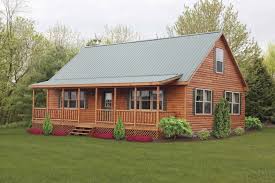 Modular Log Homes Alansfactoryoutlet Amish Prefab Cabins Harold Casas Prefabricadas Porches De Casas Disenos De Casas