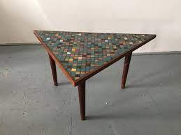 Our rectangular mosaic tables will create a beautiful centerpiece for your room. Vintage Wood Mosaic Coffee Table For Sale At Pamono