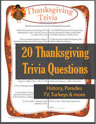 If you buy from a link, we may earn a commission. 20 Thanksgiving Trivia Game Questions Printable