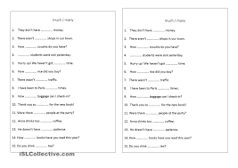 Much Many Exercise English Worksheets For Kids Common Core Math Worksheets Preschool Printable