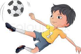 Categories # number download #2020 clipart download; A Little Boy Playing Soccer Stock Vector Colourbox