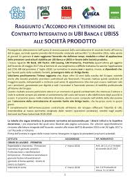 This is ubi banco di brescia by nicobart comunicazione on vimeo, the home for high quality videos and the people who love them. Raggiunto L Accordo Per L Estensione Del Contratto Integrativo Di Ubi Banca E Ubiss Alle Societa Prodotto