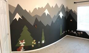 Our kids wallpaper murals are stylish and versatile, making it easy to decorate any child's bedroom, teen room, playroom, or baby nursery. Our Pnw Inspired Nursery Painted Wall Mural Baby Room Wall Nursery Room Design Forest Baby Rooms
