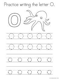 Your child will have a great time coloring in the octopus and ox on this delightful letter o coloring page, all. Letter O Coloring Pages Alphabet Educational Letter O Of 8 Printable 2020 182 Coloring4free Coloring4free Com