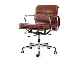 The eames lounge chair and ottoman are furnishings made of molded plywood and leather, designed by charles and ray eames for the herman miller furniture company. Iconic Interiors Eames Style Ea 217 Replica Office Chair