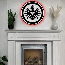 Check spelling or type a new query. Fansat Eintracht Frankfurt Sge Wall Cover With Led Lighting Football Team Crest For Real Fans Fan Article Bundesliga Sports Club Football Wall Picture Eagle Attila Ef806 Black White Amazon Co Uk