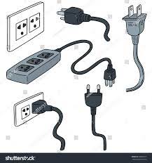 Vector Set Plugs Stock Vector Royalty Free 626892212 Easy Doodle Art Simple Doodles Plugs