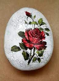Why Not Use A Little Red Rock Painting Flowers Painted Rocks Rock Painting Patterns