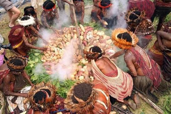 Tradisi Bakar Batu dalam Festival Adat Akrua Yano Meneguhkan Warisan Budaya Papua