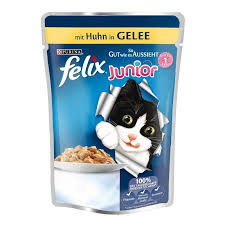 Felix Junior Pouch Tavuklu Yavru Yas Kedi Mamasi 100 Gr Kedi Yas Mamalari Felix