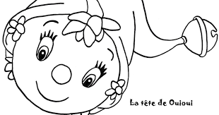 Il porte toujours un bonnet bleu surmonté d'un grelot qui sonne quand sa tête bouge et un. Coloriage Oui Oui Imprimer Chrigid