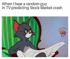 Though the guy was scared, his comments. Stock Market Memes On Twitter Stockmarket Stockmarketcrash Stockmarketmemes Memes