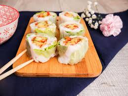 Makis De Printemps Vegan Patate Cornichon Galette De Riz Recette Rouleau De Printemps Riz Recette