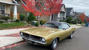 Image result for Honey Gold 1972 Barracuda