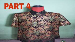 Pakaian dicirikan oleh kerah berdiri, membuka sisi kanan, pas pinggang, dan tergelincir bawah, yang sepenuhnya dapat memicu. Bikin Suka Cara Menjahit Kerah Baju Kemeja Batik Pria Dengan Mensejajarkan Kembangnya Part 4 Cara Pintar Mudah Bulan September 2020 Rabab Minangkabau