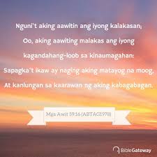 Tagalog Pick Up Lines For Birthday Celebrant Mga Awit 59 16 Passage Biblia Tagalog