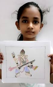 My 6 year daughter Aanya Sharma's drawing