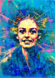 Oil Pastel Artwork of Baclaran Shrine by Filipino Artist