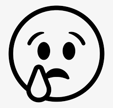 Maybe you would like to learn more about one of these? Crying Face Emoji Rubber Stamp Sad Smiley Emoji Black And White Transparent Png 696x700 Free Download On Nicepng