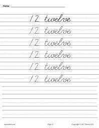 ‍ most people use cursive writing techniques as a form of creativity and use handwriting in some situations. Cursive Handwriting Number Tracing Worksheets 1 20 Handwriting Worksheets Learn Handwriting Handwriting Numbers