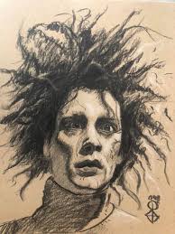 First time working with charcoal artwork