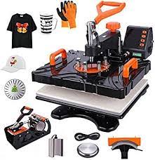 Amazon Com Upgraded Heat Press Machine 6 In 1 Combo Multifunctional Swing Away Clamshell Sublimation Heat Trans In 2021 Heat Press Machine Sewing Crafts Sport Bottle