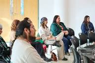 Adults 18 and older working together during a First Nations ChatGPT training session