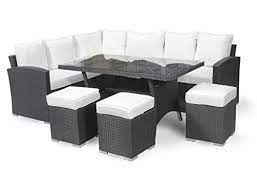 Harts Premium Rattan Corner Dining Sofa Set Astonshedsuk