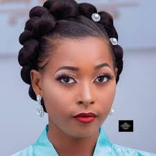 Image May Contain One Or More People And Closeup Natural Hair Jewelry Natural Hair Braids Natural Hair Updo