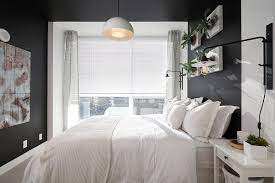 130 Square Feet Bedroom Interior Decoration Ideas Modern Small Dark Walled Room Bedroom Design Trends Simple Bedroom Design Simple Bedroom