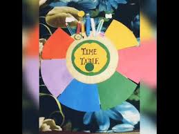 Time Table Chart And Creative Folder Ideas For Schools Youtube