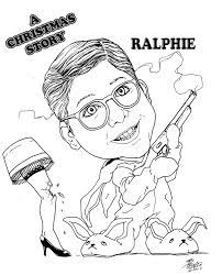 A Christmas Story Move Coloring Page Christmas Story Coloring Pages Coloring Pages Pictu Christmas Story Movie A Christmas Story Nativity Coloring Pages