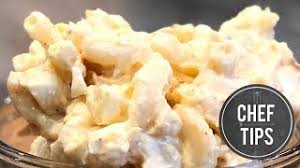 My recipe is fairly standard, except me being me, i add a splash of soy sauce and msg powder to up the umami factor. Hawaiian Macaroni Salad Recipe Hawaiian Food Hawaiian Restaurant Youtube