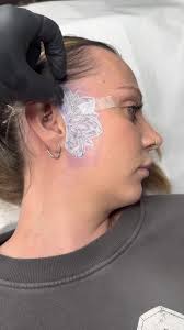 Watch me ruin someone’s life #facetattoo #mandala #blackwork #dotwork  #cutetattoo