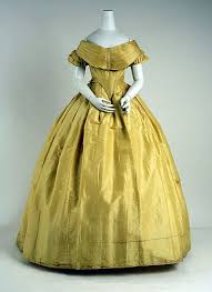 1860s ball gown, american civil war dress, north & south costume fiorentinacostuming 5 out of 5 stars (306) $ 360.00 free shipping add to favorites victorian natural form ball gown/evening dress steampunk cosplay, wedding, prom dianeatch $ 145.00. 1850 1860 S Gold Silk Ballgown With Fischu Effect At Neckline American Victorian Fashion Historical Dresses Vintage Outfits