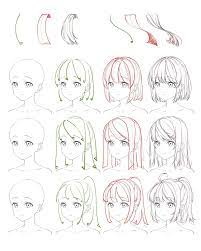 Drawing hair tutorial manga drawing tutorials drawing tips art tutorials manga tutorial anatomy tutorial sketch drawing anime drawings sketches there are so many hairstyles you can draw on your characters and their hair can really help show their personality too. å®‰é‡Žå°†äºº ï½±ï¾ï¾‰ï¾ï½»ï¾„ On Twitter Anime Art Tutorial Anime Drawings Tutorials Drawings
