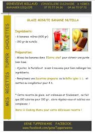 Glace Minute Banane Nutella Tupperware Recette Tupperware Recette Tuperware Tupperware