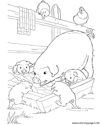 Farm animals coloring pages, farm coloring sheets, farm animals activities, printable coloring pages, farm party birthday, animals, digital. Farm Pig And Piglet Sd339 Coloring Pages Printable