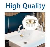 Amazon.com: Cubierta de desbordamiento para lavabo de baño, inserto de  latón en agujero, tapas redondas, níquel cepillado, recipiente de cerámica,  ...